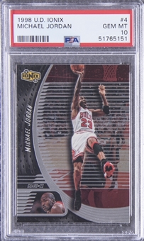 1998-99 UD Ionix #4 Michael Jordan - PSA GEM MT 10